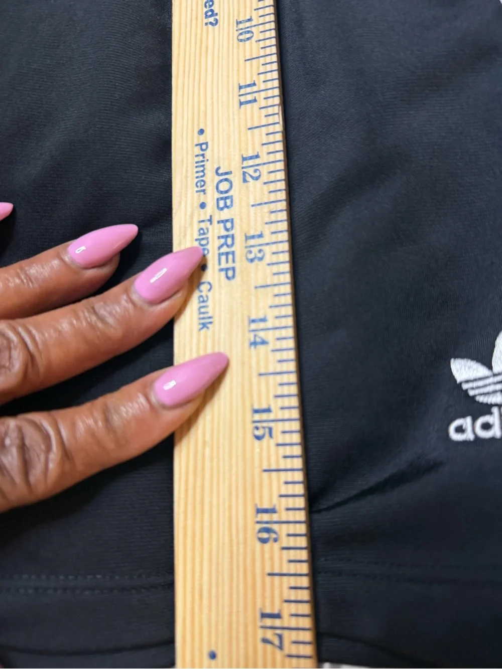 adidas Black Skirt with White Three-Stripe Detail
